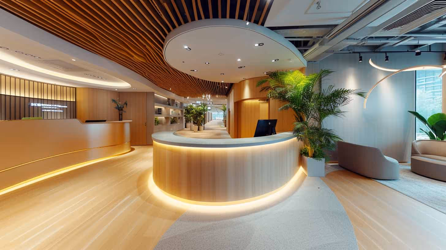 Modern office reception design | RightSpace.com